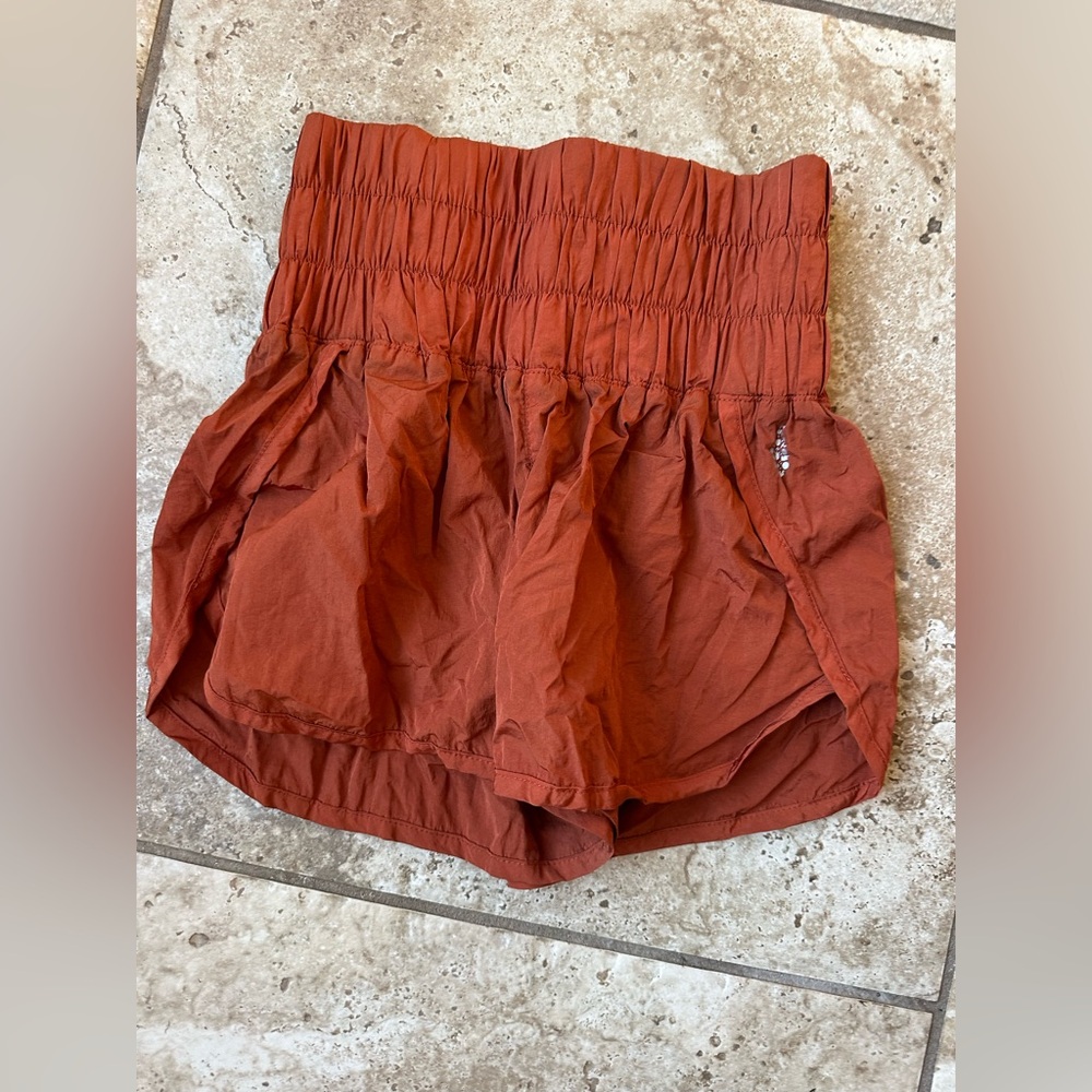 FP Movement by Free People High Waist Terracotta Shorts